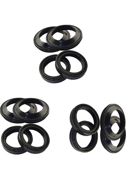 3 Pack 41X54X11MM Moto Ön Çatal Damper Yağ Salonu ve Toz Contası Kiti (Yurt Dışından)