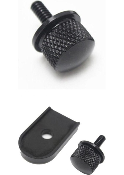 2x Koltuk Cıvata Sekmesi Vidaları 1x Koltuk Sekmesi Kapak Kiti Harley Dyna Sportster (Yurt Dışından)