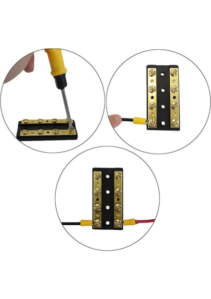 2x Marine Rv Araba 4 Çete Düello Otobüs Bar Bloğu 8 Terminal 32V 60A Çift Otobüs Çubuğu (Yurt Dışından)