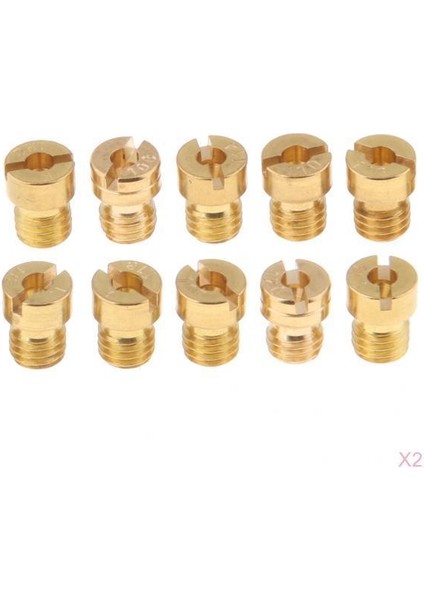 20X Karbüratör Onarım Kiti Ana Jet 108 110 112 114 115 116 118 120 122 124 8mm (Yurt Dışından)