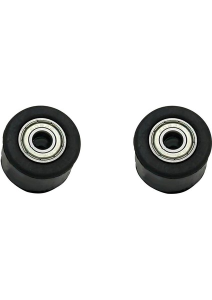 2 Adet Zincir Silindir Kaydırıcı Gerginliği 8mm Siyah (Yurt Dışından)