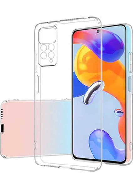 Xiaomi Redmi Note 11 Pro Uyumlu Şeffaf Silikon Kılıf