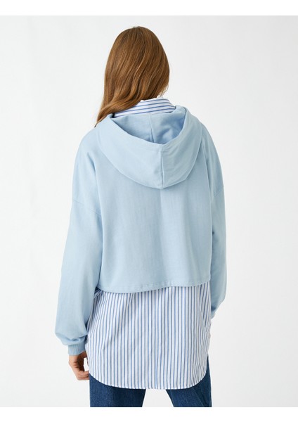 Kapüşonlu Crop Sweatshirt fırsatları