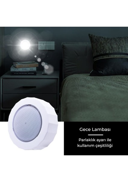 Rgb Mıknatıslı Dokunmatik LED Atmosfer Lamba RGB