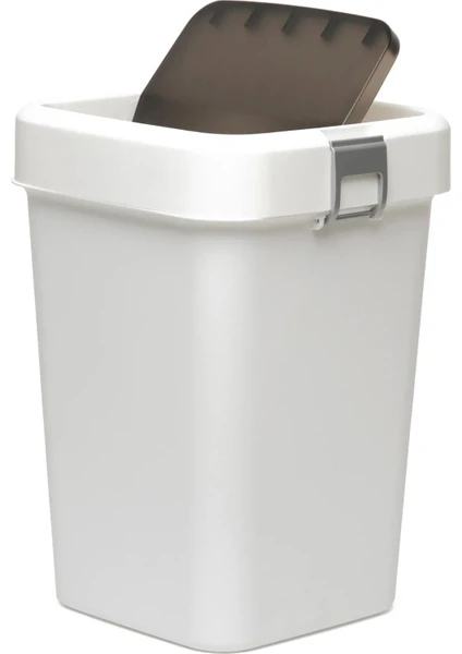 COB-410 Comfort Dustbin 8 Litre Çöp Kovası Beyaz