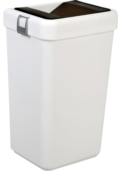 COB-410 Comfort Dustbin 8 Litre Çöp Kovası Beyaz