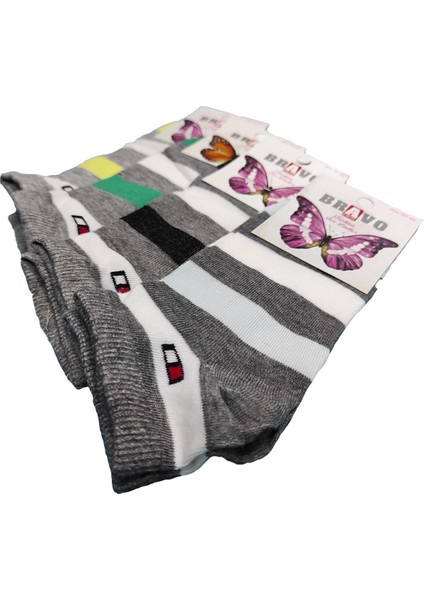 Unisex 4'lü Patik Çorap