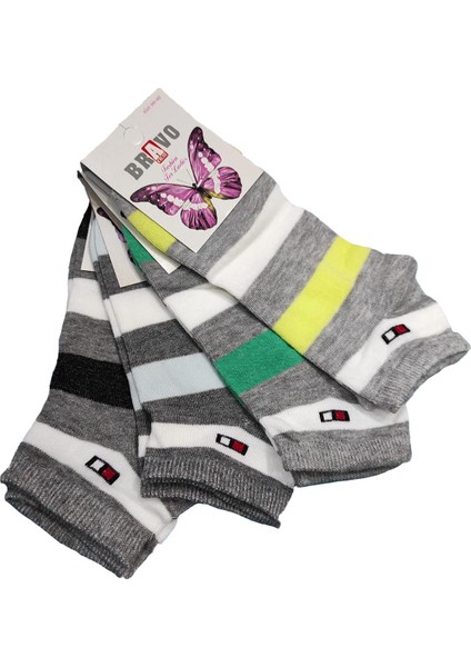 Unisex 4'lü Patik Çorap