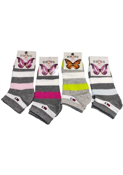 Unisex 4'lü Patik Çorap