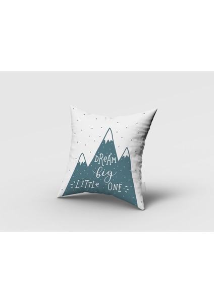 Iskandinav Stili Dağlar,Yeşil, Ithal Kumaş, Çocuk ve Bebek Odası Fon Perde - 1 Kanat modelleri