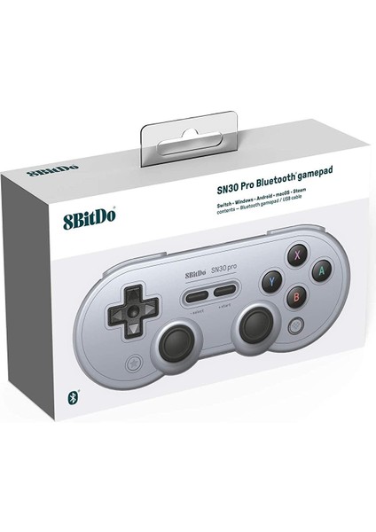 SN30 Pro Bluetooth Kablosuz Oyun Kolu (Gray Edition) - Nintendo Switch OLED Lite