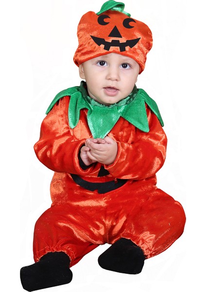 Bebek Balkabağı Kostümü Cadılar Bayramı