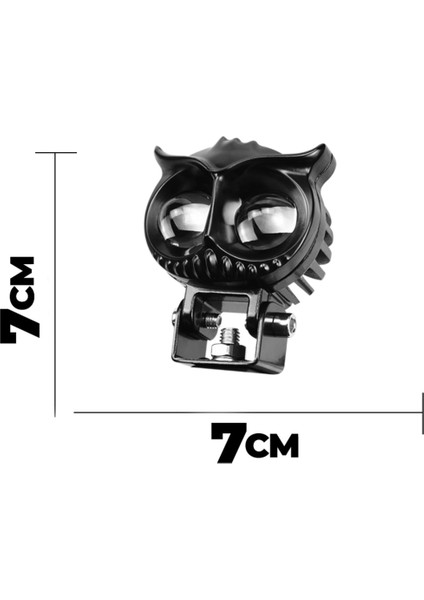 60W Özel Tasarım Owl Off Road Amber-Beyaz Çift Renk Off Road LED Sis Lambası