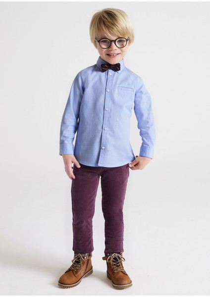 Erkek Çocuk Fitilli Kadife Slimfit Pantolon