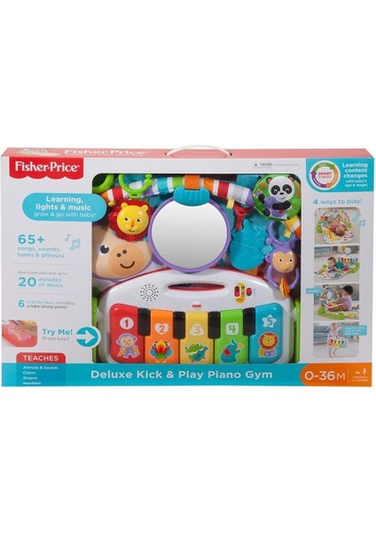 Fisher Price Delüks Piyanolu Jimnastik Merkezi (Türkçe)