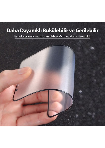 Oppo A12 / A5S Ekran Koruyucu Seramik Mat Nano 9d Tam Kaplama Siyah modelleri