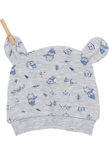 Erkek Bebek Gri Desenli Tulum Takımı Romper Set AC22148REP modelleri