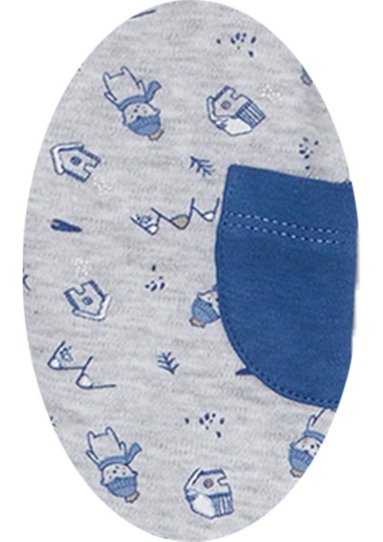 Erkek Bebek Gri Desenli Tulum Takımı Romper Set AC22148REP indirimleri