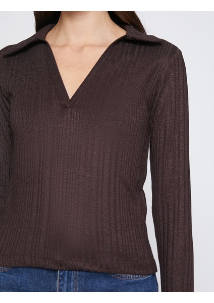 Polo Yaka Tişört Uzun Kollu indirimleri