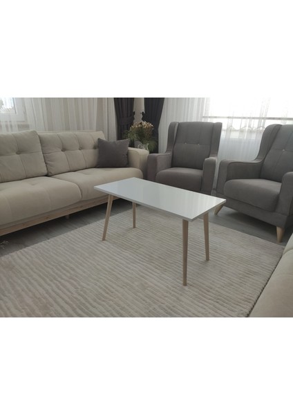 Orta Sehpa Beyaz Renk Ahşap Ayaklı LBN-S007 modelleri
