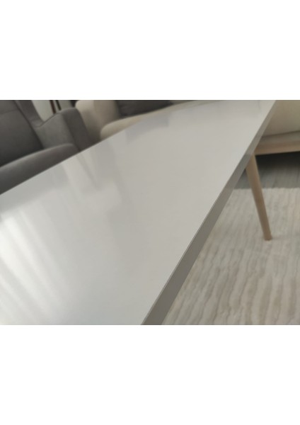 Orta Sehpa Beyaz Renk Ahşap Ayaklı LBN-S007 fırsatları