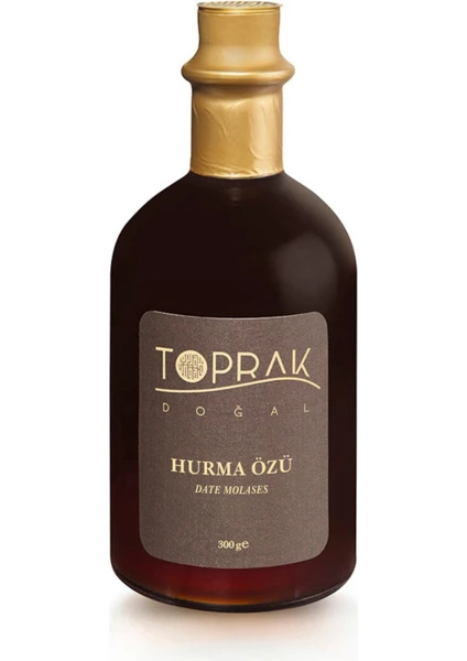 Toprak Doğal Hurma Özü 300 gr  -   Doğal Hurma Özü ( Soğuk Sıkım ) - Şeker İlavesiz