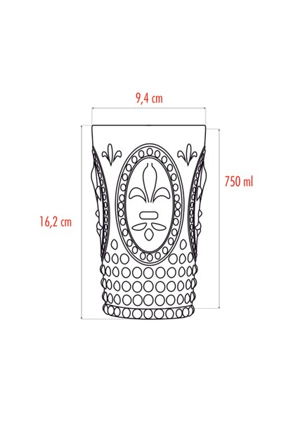 Akrilik Mor 6 LI Uzun Bardak & Su Meşrubat Bardağı 750 ml ( Cam Değildir ) fırsatları