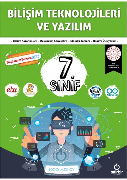 7.sınıf Bilişim Teknolojileri ve Yazılım Kitabı