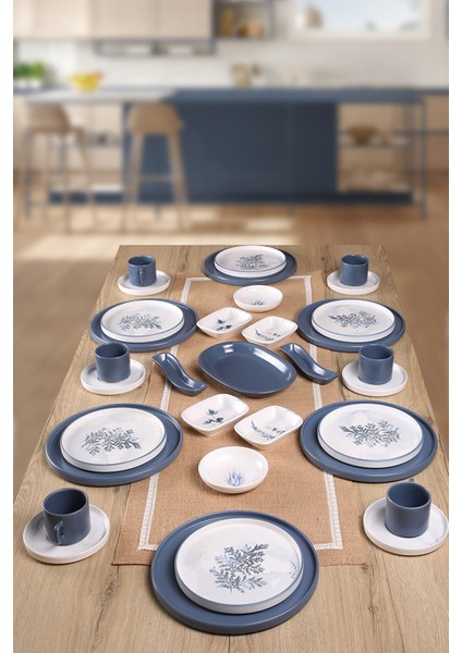 Blue Magic Yaprak 6 Kişilik 34 Parça Kahvaltı Takımı fiyatları