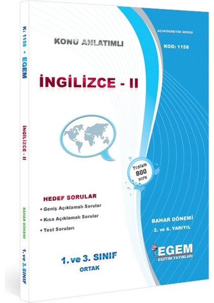 Açık Öğretim (AÖF) Sosyal Hizmetler 1. Sınıf Güz ve Bahar 1 ve 2 Dönem Konu Anlatımlı Soru Set