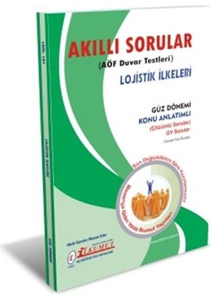 Açık Öğretim (AÖF) Lojistik 1. Sınıf Güz ve Bahar 1 ve 2 Dönem Konu Anlatımlı Sorular Set