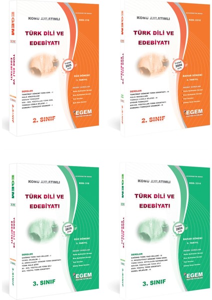 Açık Öğretim (AÖF) Türk Dili ve Edebiyatı 2 ve 3. Sınıf Güz ve Bahar Dönemi Konu ve Soru