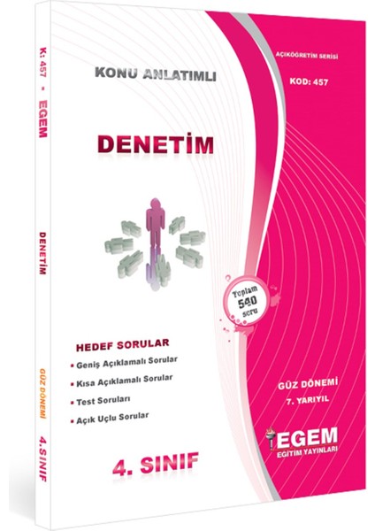 Açık Öğretim (AÖF) İşletme 3 ve 4. Sınıf Güz Bahar 5,6,7,8 Dönem Konu Anlatımlı Soru Full Set