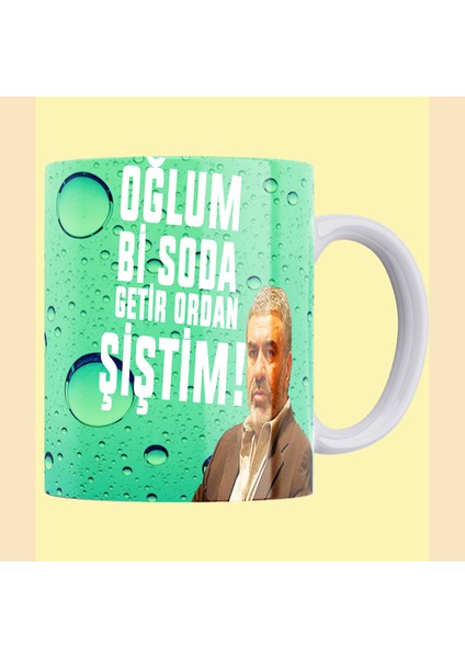 Kurtlar Vadisi Seris Seyfo Dayı, Çift Taraflı Baskılı %100 Porselen Kupa fiyatları