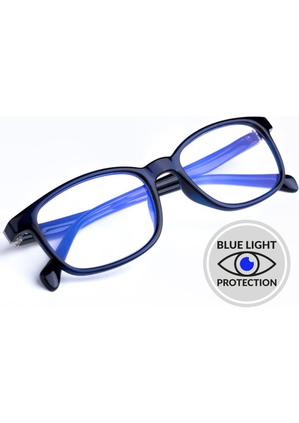 Lacivert 2-7 Yaş Mavi Işık Filtreli Çocuk Ekran Gözlüğü