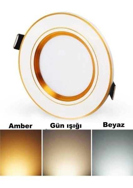 3 Renkli 5W Led Spot Lamba 10 Adet fiyatları