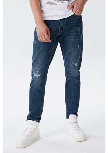 LF2031146-22K Erkek Greg Talon Wash Jean Pantolon modelleri