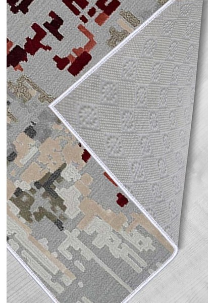 Dijital Baskı Yıkanabilir Kaymaz Taban Salon Halısı RVG0355