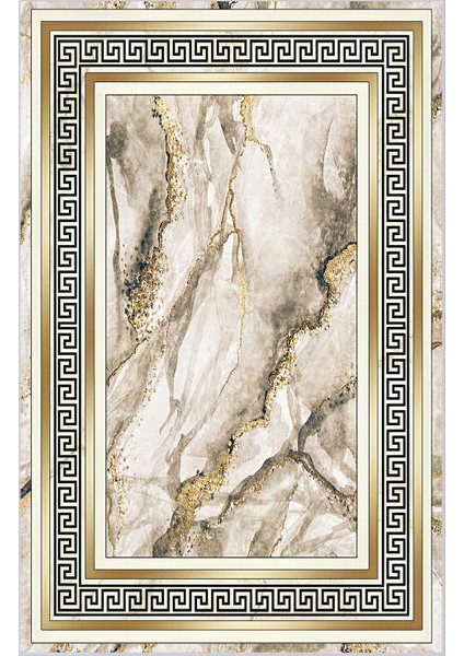 Dijital Baskı Yıkanabilir Kaymaz Taban Salon Halısı RVG0367