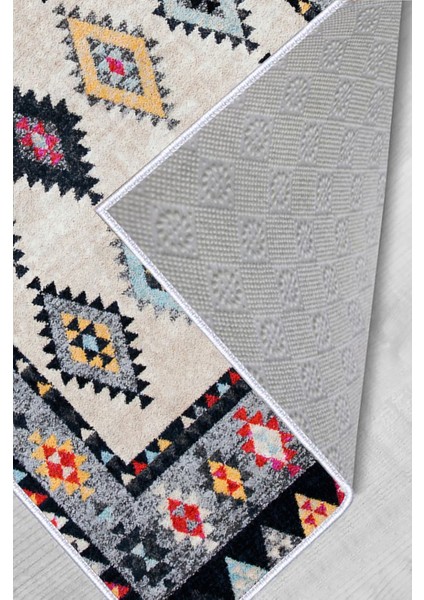 Dijital Baskı Yıkanabilir Kaymaz Taban Salon Halısı RVG0374 modelleri