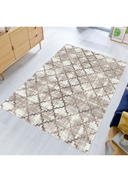 Dijital Baskı Yıkanabilir Kaymaz Taban Salon Halısı RVG0375