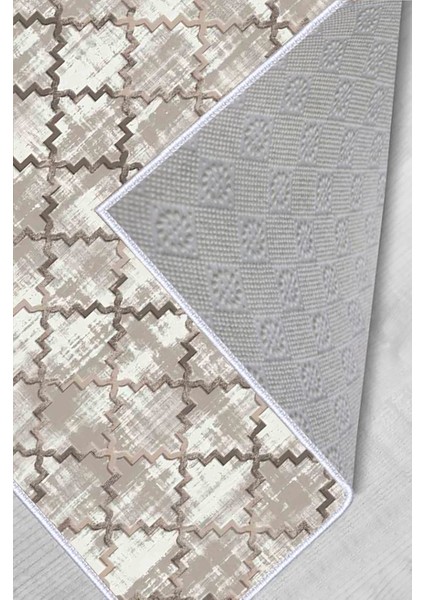 Dijital Baskı Yıkanabilir Kaymaz Taban Salon Halısı RVG0375