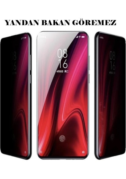 Oppo Reno 7 Lite Mat Hayalet Privacy Tam Kaplayan Cam Seramik Nano Ekran Koruyucu