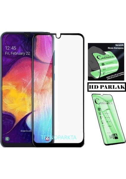 Realme C33 Ekran Koruyucu Seramik Nano Cam Esnek Tam Kaplayan Ekran