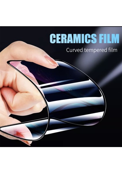 Vivo Y33T Ekran Koruyucu Seramik Nano Cam Esnek Tam Kaplayan Ekran