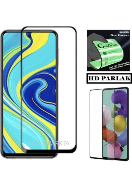 Samsung A53 Ekran Koruyucu Seramik Nano Cam Esnek Tam Kaplayan Ekran