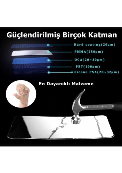 Hiking C21 Ekran Koruyucu Seramik Nano Cam Esnek Tam Kaplayan Ekran