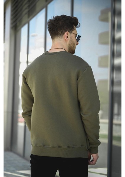 Gomez Fitted Üç Iplik Şardonlu Pamuklu Bisiklet Yaka Sweatshirt fırsatları