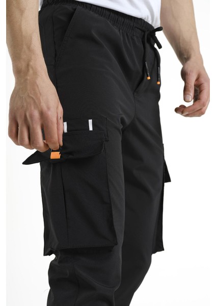 Pietro Slim Fit Kort Paraşüt Kargo Cepli Erkek Eşofman Alt modelleri