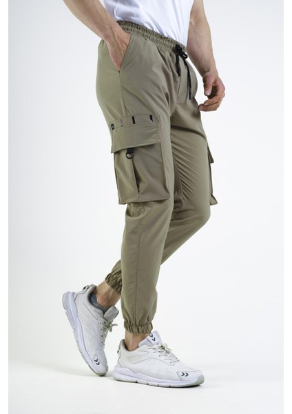 Pietro Slim Fit Kort Paraşüt Kargo Cepli Erkek Eşofman Alt fiyatları